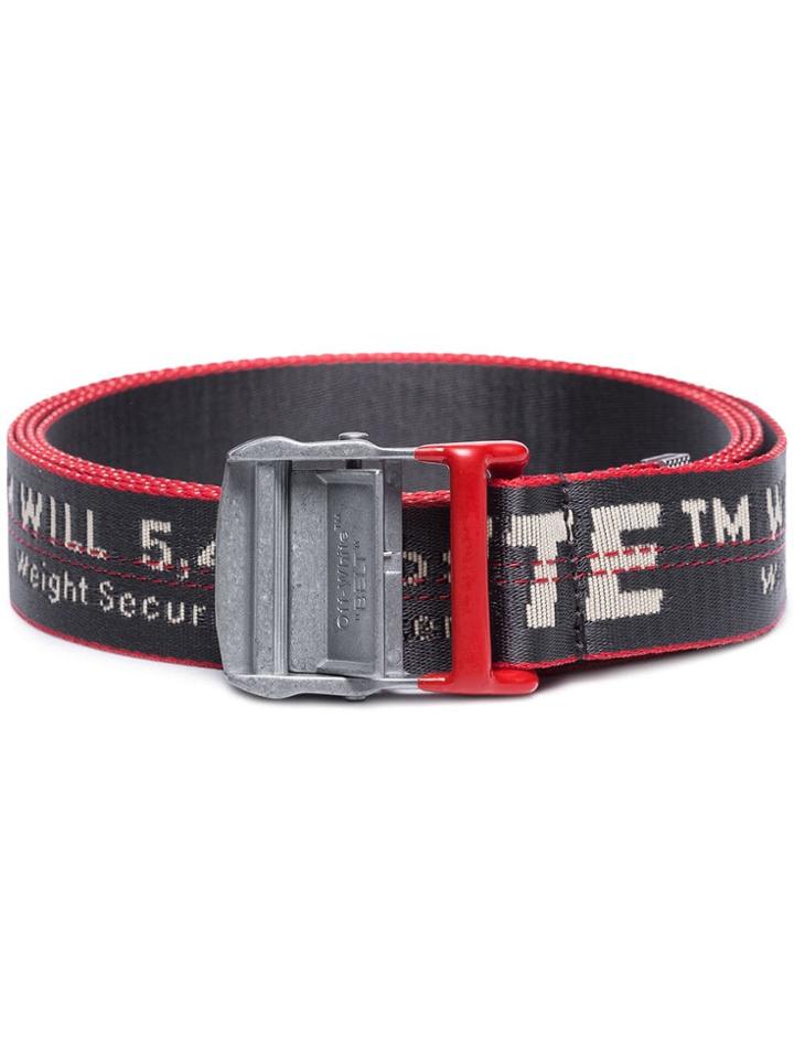 Off-white Industrial Logo Belt - Metallic