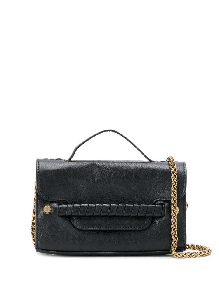 Zanellato Fold-over Cross Body Bag - Black