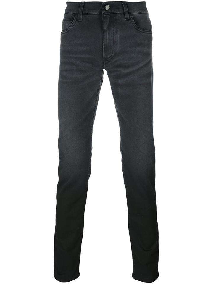 Dolce & Gabbana Skinny Jeans, Men's, Size: 50, Grey, Cotton/polyester/spandex/elastane
