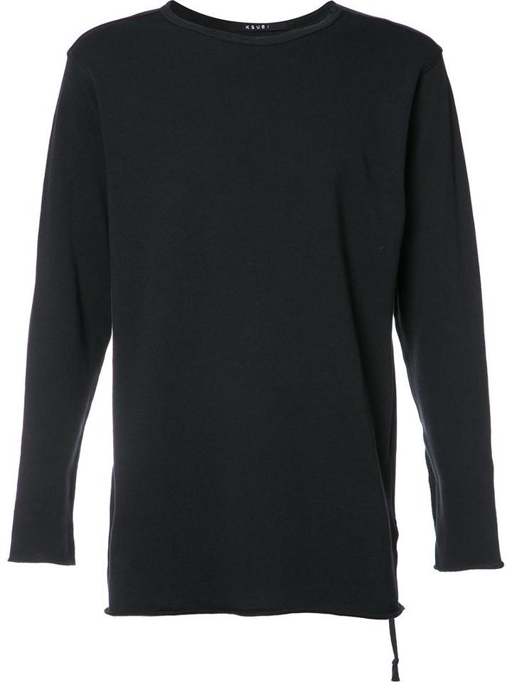 Ksubi Plain Sweatshirt, Men's, Size: Medium, Black, Cotton