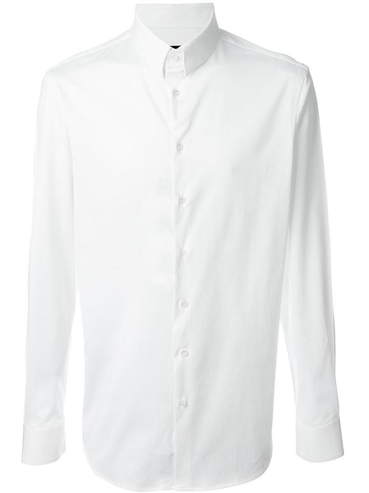 Giorgio Armani Classic Shirt, Men's, Size: 39, White, Cotton
