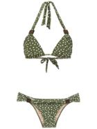 Adriana Degreas Mille Punti Bikini Set - Green