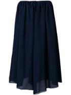 Jil Sander Tie Waist Skirt - Blue