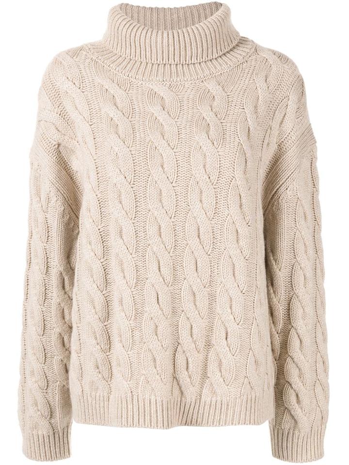 Mansur Gavriel Oversized Turtleneck Jumper - Neutrals