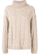 Mansur Gavriel Oversized Turtleneck Jumper - Neutrals