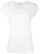 Dries Van Noten Round Neck T-shirt, Women's, Size: Large, White, Cotton