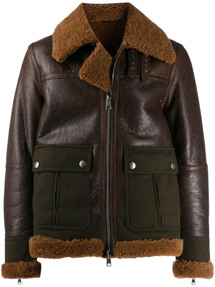 Etro Aviator Jacket - Brown