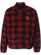 Palace Polar Fleece Harrington Jacket - Red
