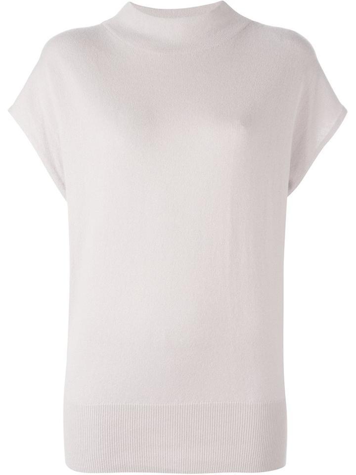 Malo Stand Up Collar Jumper, Women's, Size: Large, Nude/neutrals, Cashmere