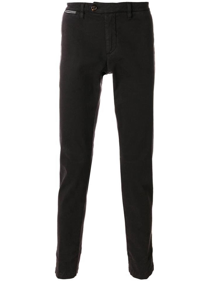 Eleventy Skinny Chino Trousers - Red