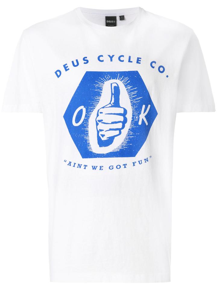 Deus Ex Machina Ok Print T-shirt - White