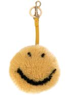 Anya Hindmarch Smiley Face Bag Accessory - Yellow & Orange