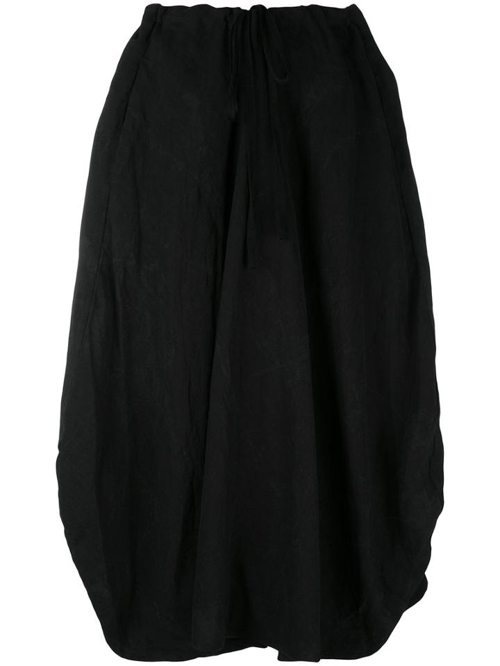 Forme D'expression - Bell Skirt - Women - Linen/flax - M, Black, Linen/flax