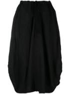 Forme D'expression - Bell Skirt - Women - Linen/flax - M, Black, Linen/flax