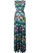 Blue Man 'oceano' Sleeveless Long Dress, Women's, Size: G, Polyester/spandex/elastane