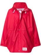 Napapijri Hooded Waterproof Jacket - Red