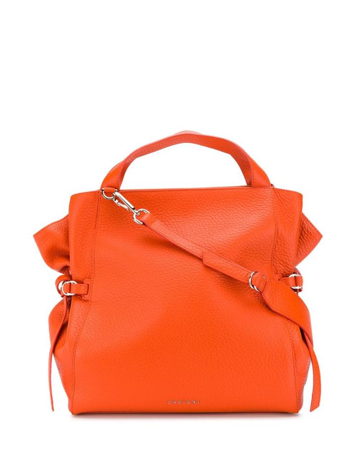 Orciani Slouchy Tote - Orange