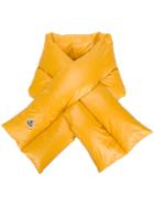Moncler Logo 'inflatable' Scarf - Yellow & Orange