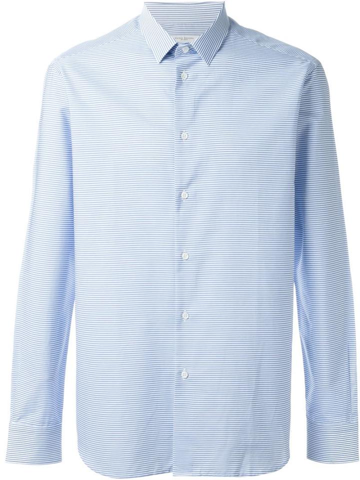 Paolo Pecora Striped Button Down Shirt