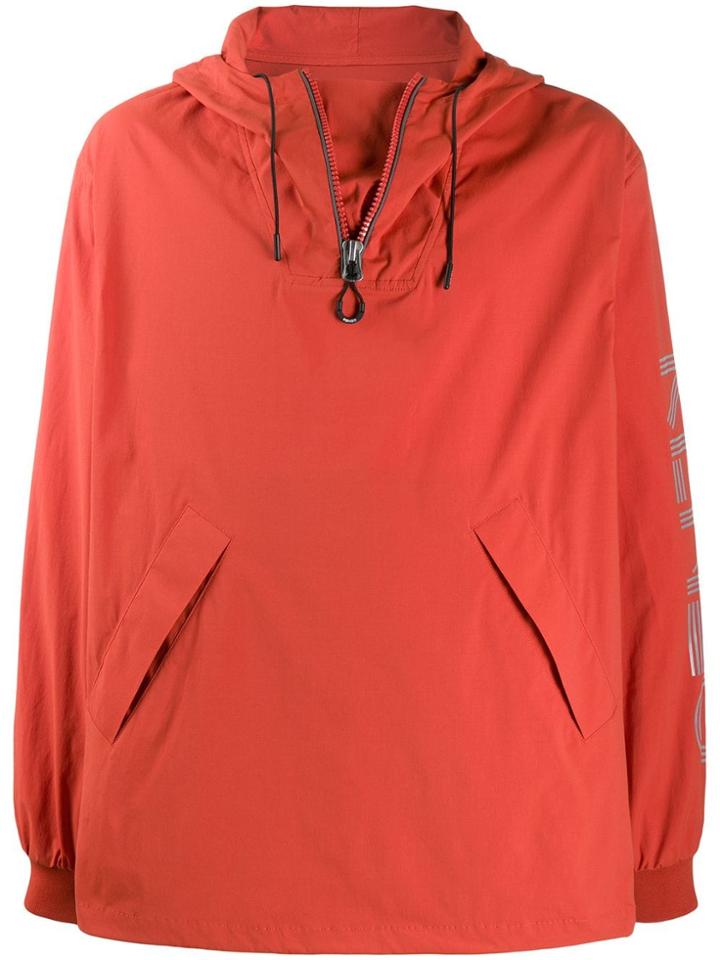 Kenzo Kenzo - Man - Nylon Logo Jacket - Orange