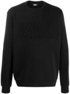 Karl Lagerfeld Logo Relief Sweatshirt - Black