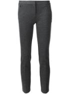 Kobi Halperin Cropped Trousers, Women's, Size: 4, Grey, Rayon/nylon/spandex/elastane