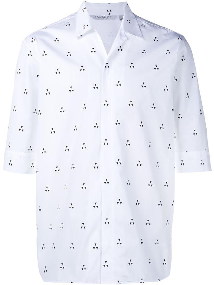 Neil Barrett Shirt With Geometric Pattern