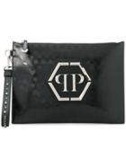Philipp Plein A Head Full Of Dreams Clutch - Black