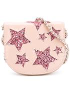 Roberto Cavalli Kids Glitter Star Saddle Bag, Girl's, Pink/purple