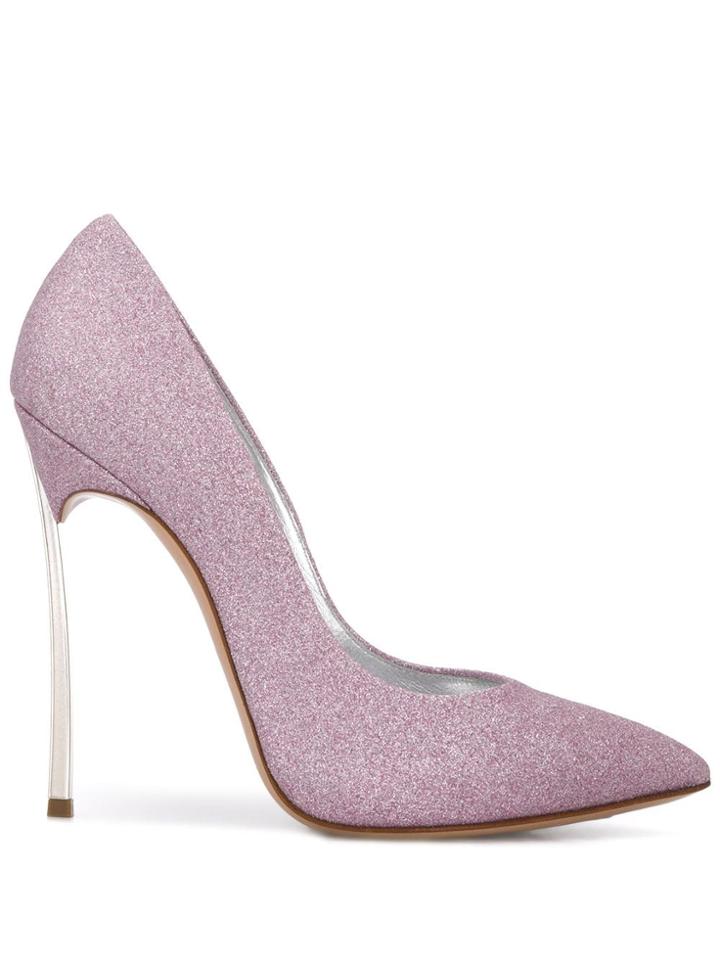 Casadei Blade Glitter Pumps - Pink