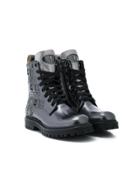 Cesare Paciotti 4us Kids Metallic Lace-up Boots