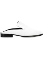 Robert Clergerie Alicek Mules, Women's, Size: 35.5, White, Leather