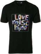 Love Moschino Retro Logo T-shirt - Black