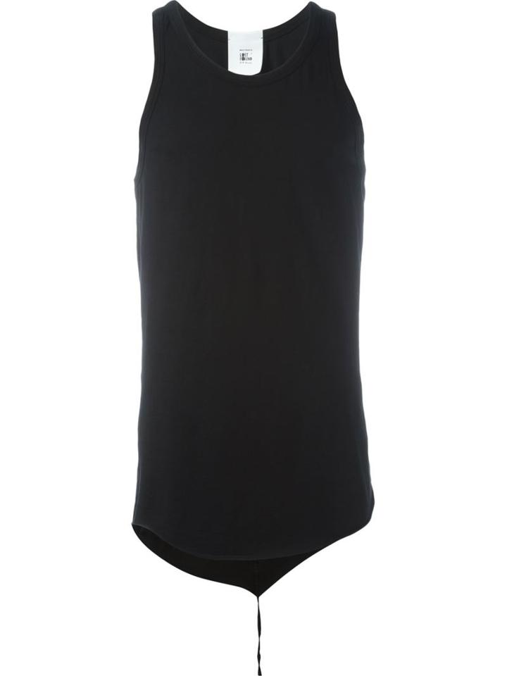 Lost & Found Rooms Exposed Seam Tank Top, Men's, Size: Small, Black, Cotton