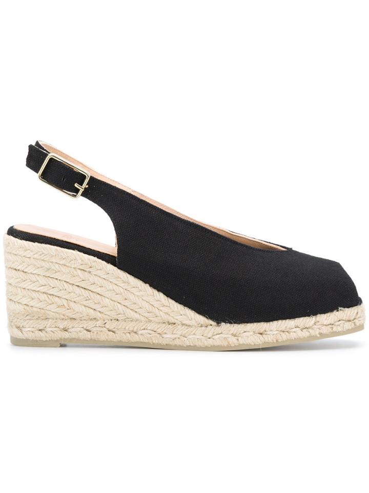 Castañer Dosalia Wedge Sandals - Black