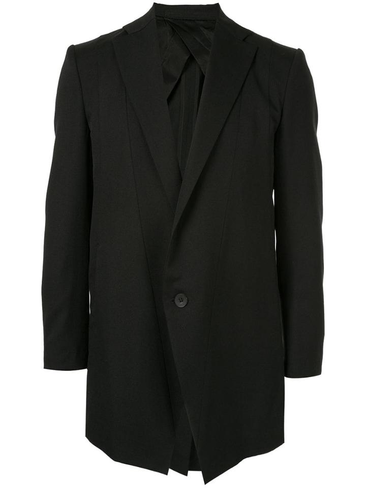 Julius Tailored Blazer Jacket - Black