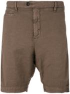 Perfection - Classic Deck Shorts - Men - Cotton/linen/flax/rubber - 50, Brown, Cotton/linen/flax/rubber