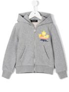 Dsquared2 Kids Zip-up Hoodie, Boy's, Size: 12 Yrs, Grey