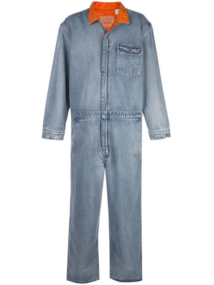 Supreme Denim Coveralls - Blue
