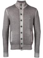 Sun 68 Knitted Cardigan - Grey