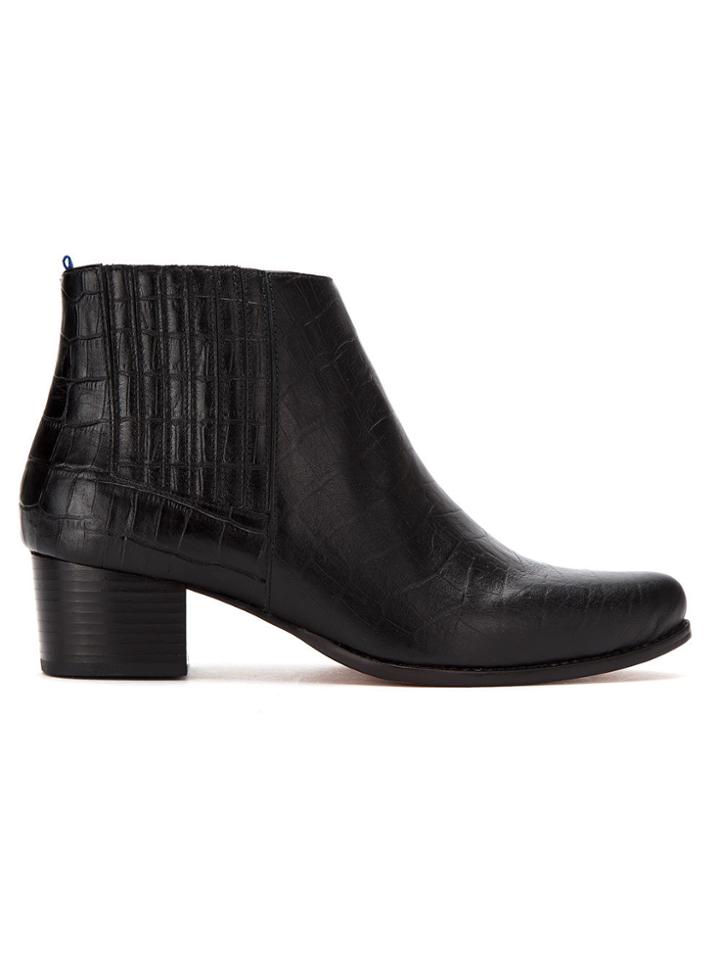 Blue Bird Shoes Leather Country Boots - Black