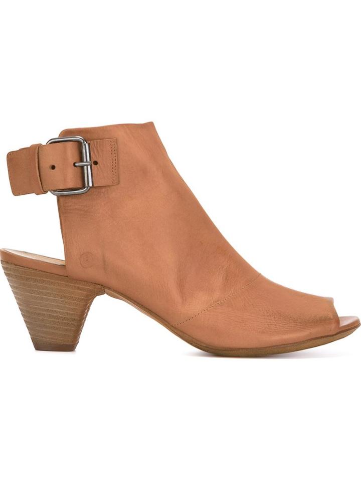 Marsèll Open Toe Booties, Women's, Size: 36.5, Nude/neutrals, Leather