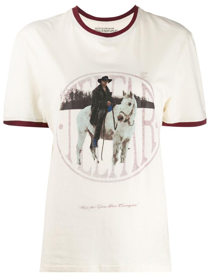 Telfar Graphic Print T-shirt - White