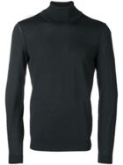 Boss Hugo Boss Turtle-neck Fitted Sweater - Black