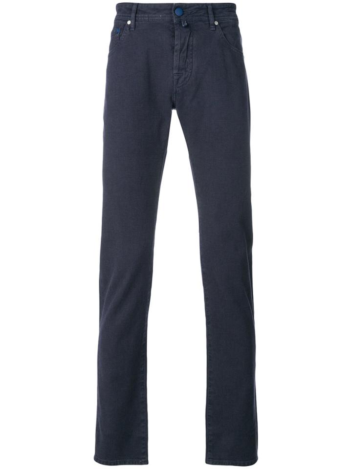 Jacob Cohen Textured Trousers - Blue