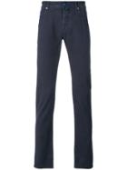 Jacob Cohen Textured Trousers - Blue