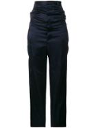 Y / Project High Waisted Trousers - Blue