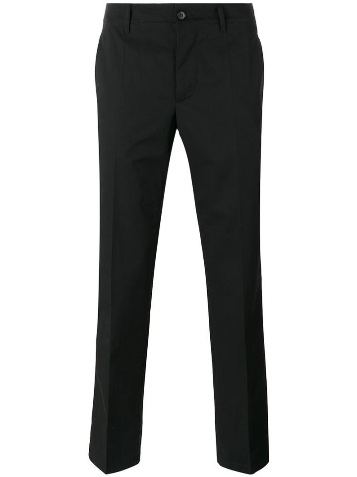 Maison Margiela - Classic Chino Trousers - Men - Cotton - 52, Black, Cotton