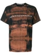 F.a.m.t. I Don't Like The Drugs Bleach T-shirt - Brown