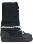 Hunter Chunky Lace-up Detail Boots - Blue